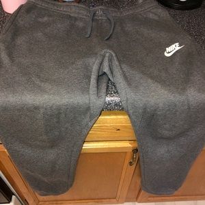 Grey Nike sweat pants
